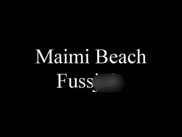 Maimi Beach - Fussjob