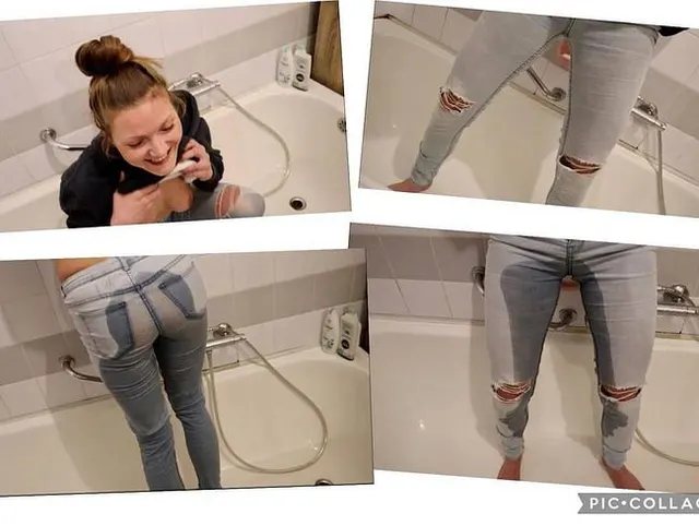 Rache für die Mitbewohnerin - Exstremster Jeanspiss ever