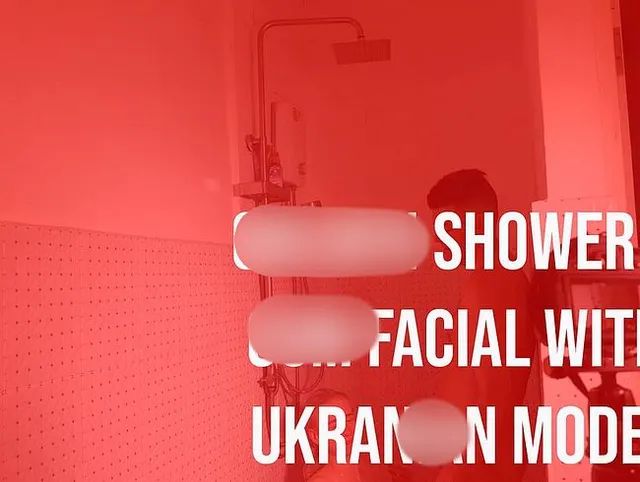 Goldener Regen und anschließend Gesichtsspritzer mit einem anderen frechen ukrainischen Model in Berlin