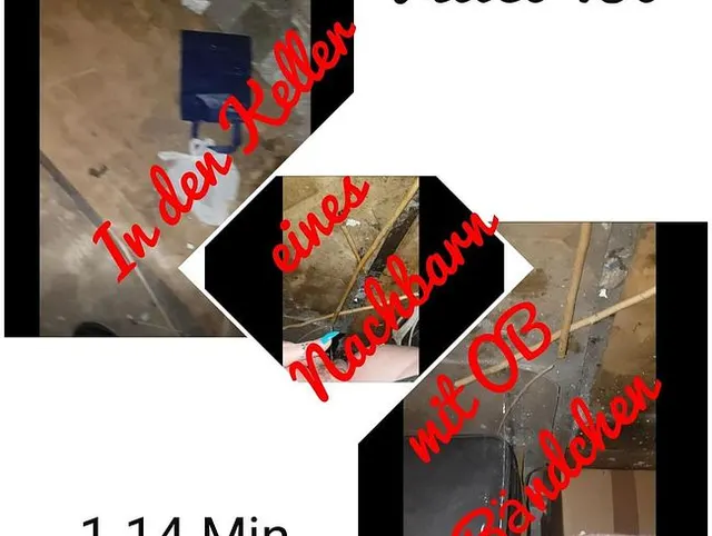 In den Keller eines Nachbarn....