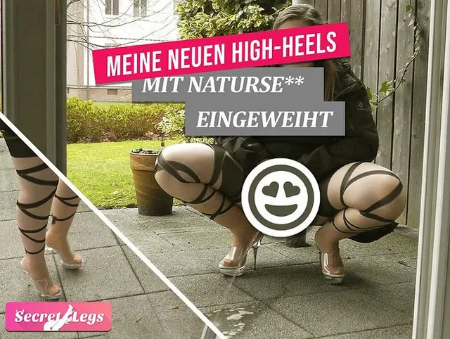 Meine neuen HighHeels mit Natursekt eingeweiht