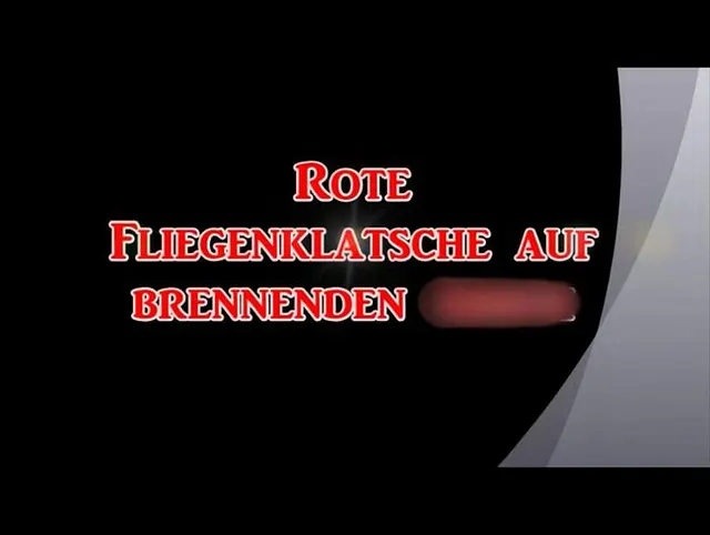 Rote Fliegenklatsche auf brennendem Arsch (3. Teil)