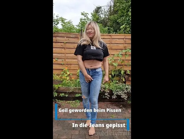 In die Jeans gepisst und geil geworden