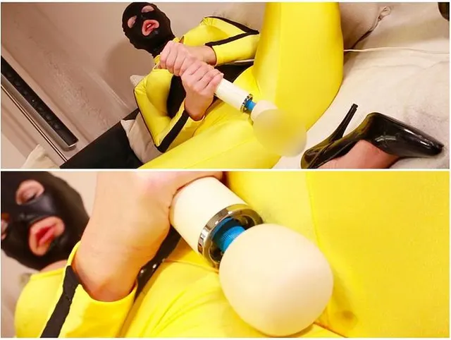 Encased Zentai - Fotze abgewichst