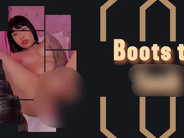 Lass mich mit meinen BBB (Big Black Boots) auf dich treten