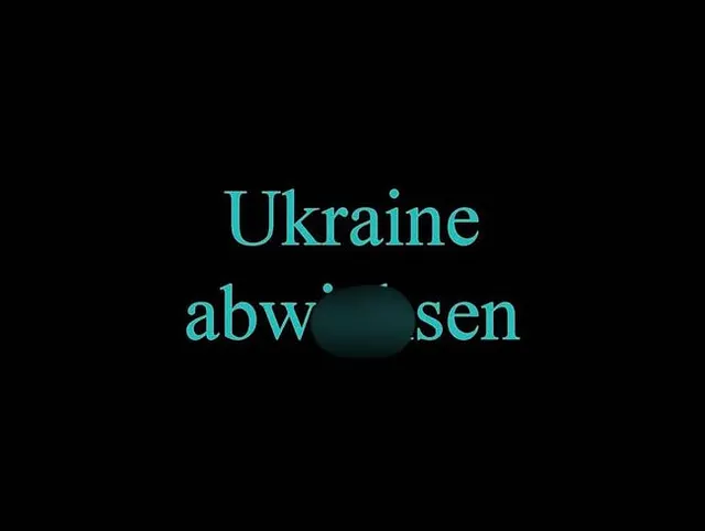 in der Ukraine abgewichst