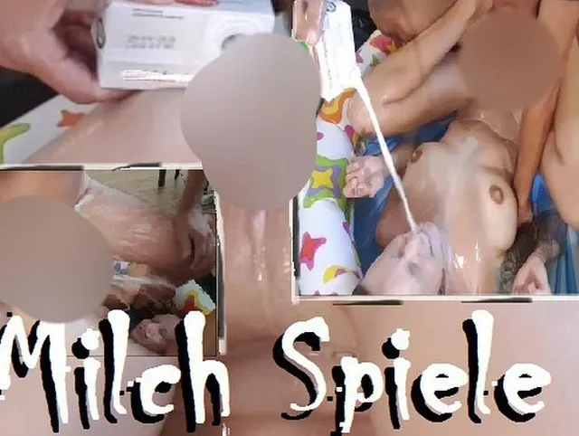 Löcher mit Milch, Sperma & Schwanz gefüllt