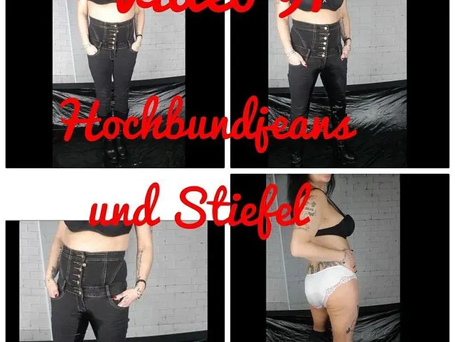 USERWUNSCH Hochbundjeans und Stiefel