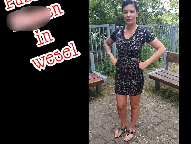 Public Pissen in wesel