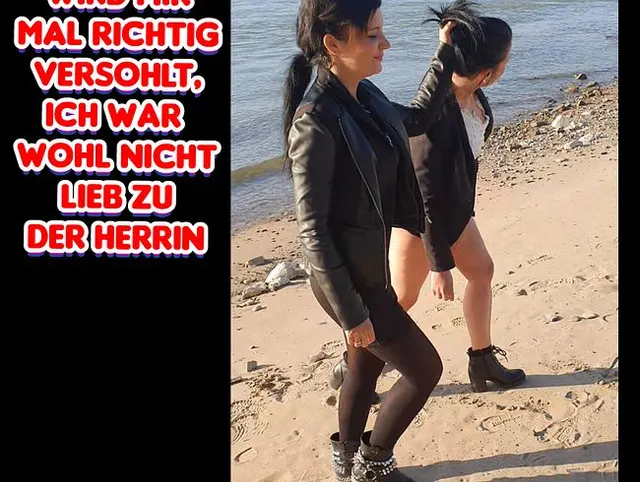 Mein Arsch wird mir mal richtig versohlt, ich war wohl nicht lieb zu der Herrin