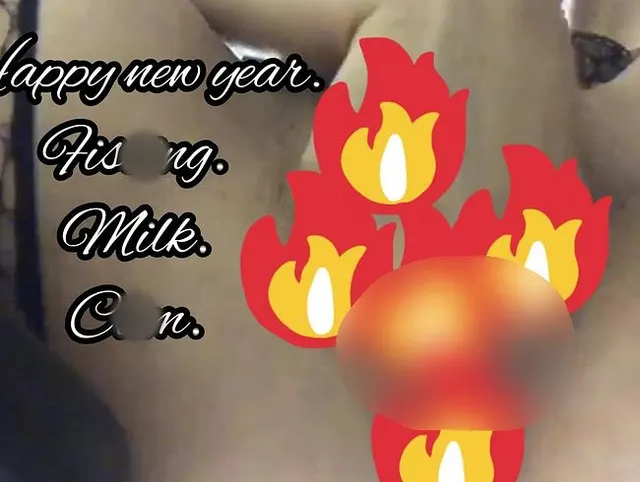 Frohes neues Jahr.Fisting.milk.cum