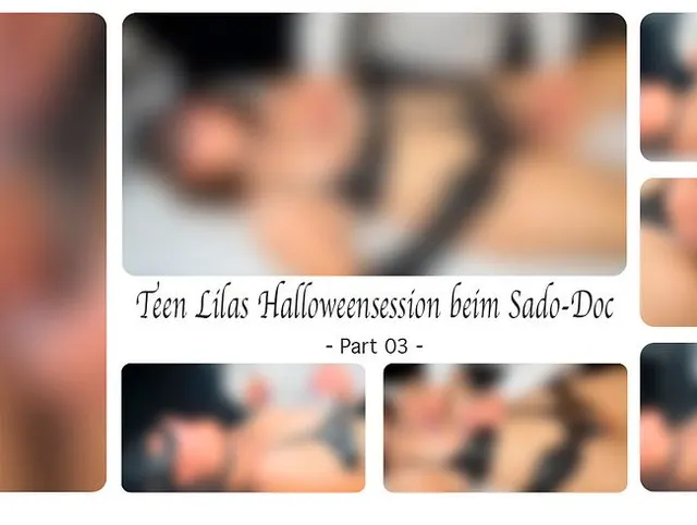Teen Lilas Halloweensession beim Sado-Doc - Part 03