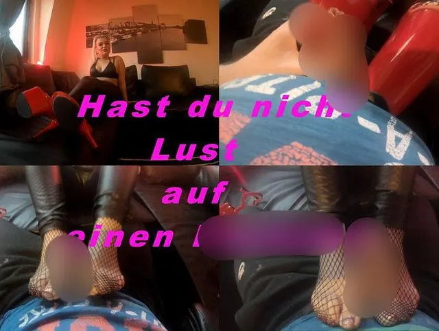 Hast du nicht Lust auf einen Footjob?