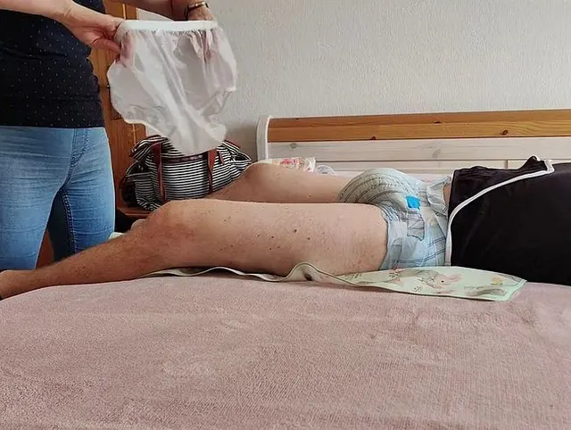 Bauarbeiterwindel nach der Arbeit
