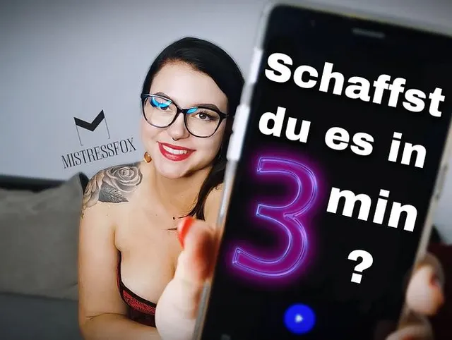 Schaffst du es in 3 Minuten?