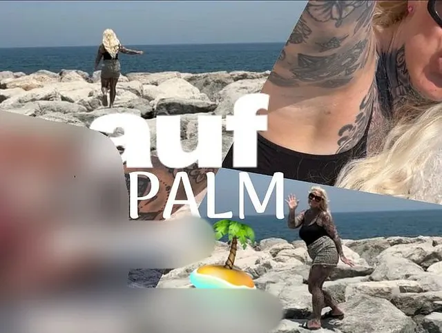 auf THE PALM gepisst | sein Schwanz schon ganz hart?