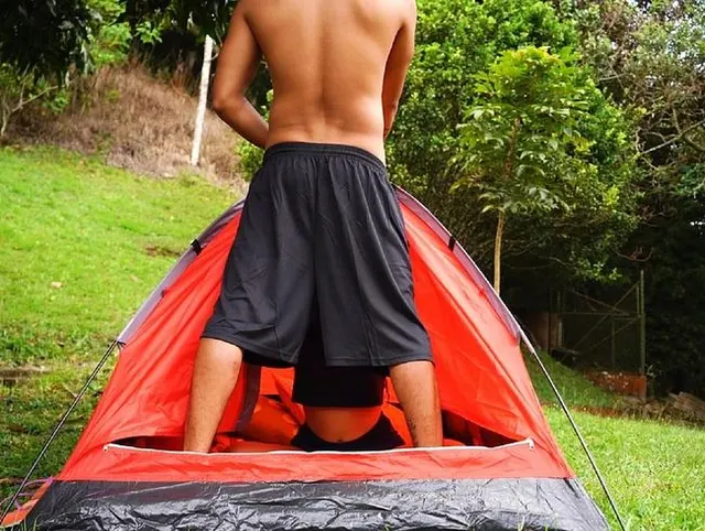Bergcamping: Harter Zeltfick