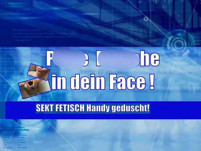 Pisse Patsche - Sekt Fetisch HANDY GEDUSCHT!