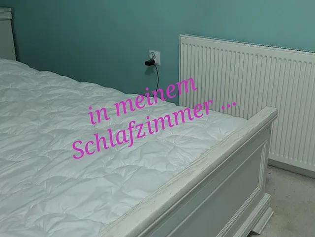 in meinem Schlafzimmer ...