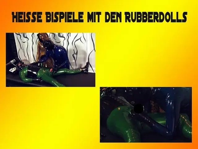 Bi Spiele mit 3 heißen Rubberdolls