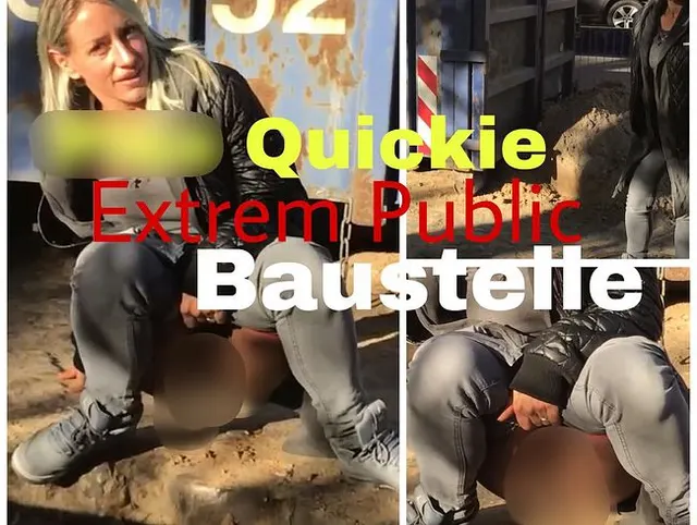 Baustellen Pissquickie - Am Tag auf der Straße