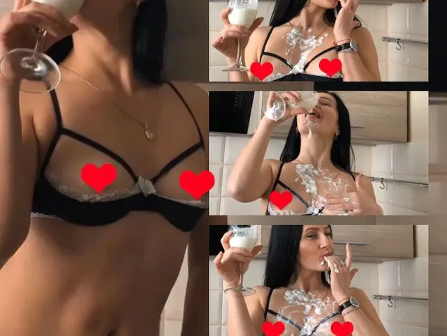 Heiß mit kaltem Milchkefir:)