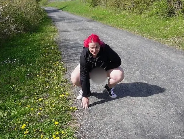 Piss auf den Weg