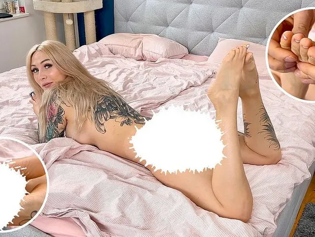 Reverse Footjob - so hat er noch nie gespritzt !