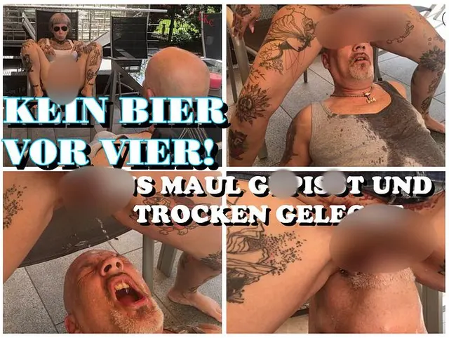 Kein Bier vor Vier ins Maul gepisst und trocken geleckt!