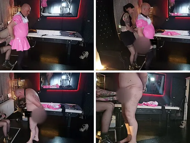 Der Sklave wird zur Sissy gemacht