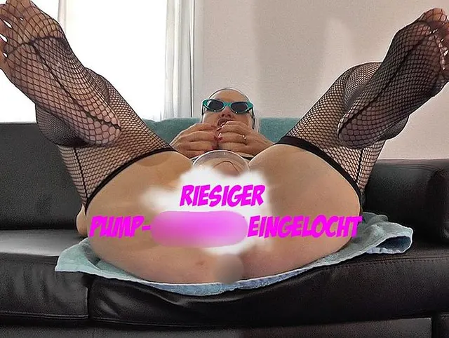 Riesiger Pump-Schwanz eingelocht