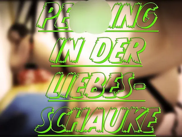 Pegging in der Liebesschaukel