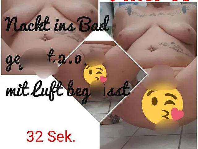 Nackt ins Bad gepisst 2.0