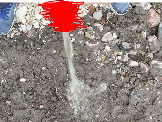 Pissen neben Autobahn
