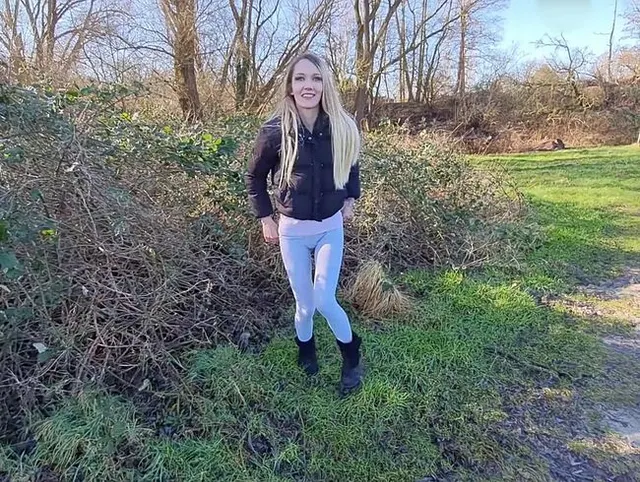 Öffentlich Pipi gemacht!