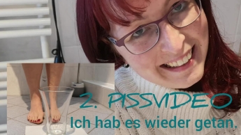 2. PISSVIDEO… DIESES MAL BIN ICH WEITER GEGANGEN.