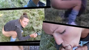 BEIM PINKELN ERWISCHT UND SCHAMLOS AUSGENUTZT!