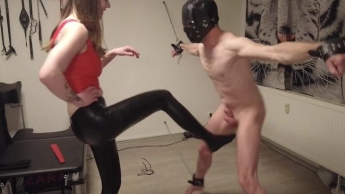 Ballbusting – Extremes CBT für den User Sklaven