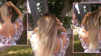 Bewundere meine blonde Mähne – Userwunsch