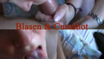 Blasen und Cumshot