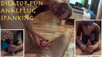 Dilatorfun, Analplug uns Spanking with Jo