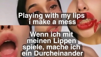 Du spielst mit meinen Lippen