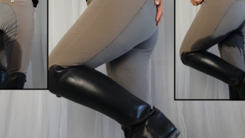 Exquisiter Fetischpixx in Reitoutfit