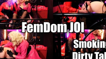 FemDom Smoking JOI and Rude Dirty Talk