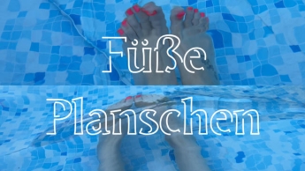 Füße planschen