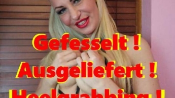 Gefesseltes Fickstück !! Heelgrabbing