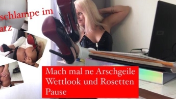 Geil, Wettlook Arsch und Rosetten Lecker Fans, es darf gebohrt werden