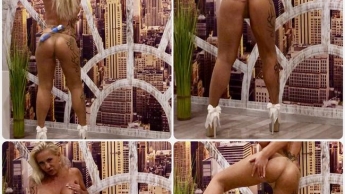 Geile Nylon Bitch gibt dir golden Sekt durch ihre Nylons, komm zerreiß sie mir Fick mich