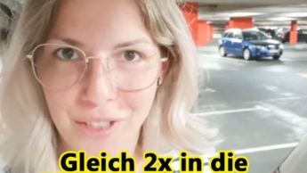 Gleich 2x in die Tiefgarage GEPISST