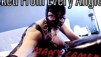 Heiße Frau in Latex in jeder Hinsicht gefickt Teil 1